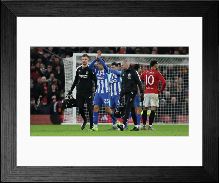 Framed Print : Manchester United v Brighton and Hove Albion FA Cup 3rd Round 11JAN26 Framed Print : Manchester United v Brighton and Hove Albion FA Cup 3rd Round 11JAN26