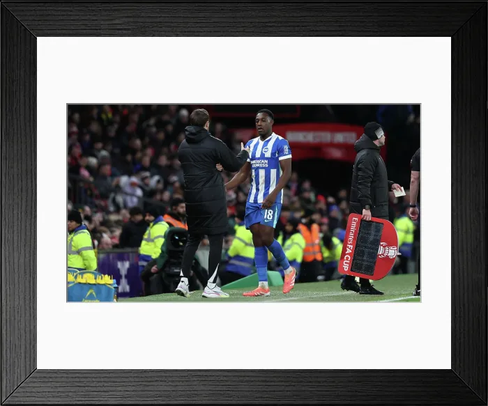 Framed Print : Manchester United v Brighton and Hove Albion FA Cup 3rd Round 11JAN26 Framed Print : Manchester United v Brighton and Hove Albion FA Cup 3rd Round 11JAN26