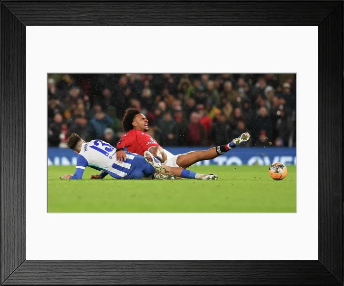 Framed Print : Manchester United v Brighton and Hove Albion FA Cup 3rd Round 11JAN26 Framed Print : Manchester United v Brighton and Hove Albion FA Cup 3rd Round 11JAN26