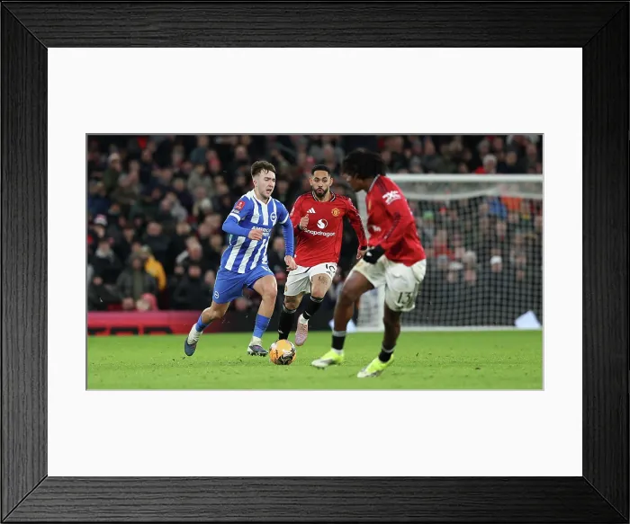 Framed Print : Manchester United v Brighton and Hove Albion FA Cup 3rd Round 11JAN26 Framed Print : Manchester United v Brighton and Hove Albion FA Cup 3rd Round 11JAN26