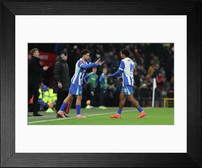 Framed Print : Manchester United v Brighton and Hove Albion FA Cup 3rd Round 11JAN26 Framed Print : Manchester United v Brighton and Hove Albion FA Cup 3rd Round 11JAN26