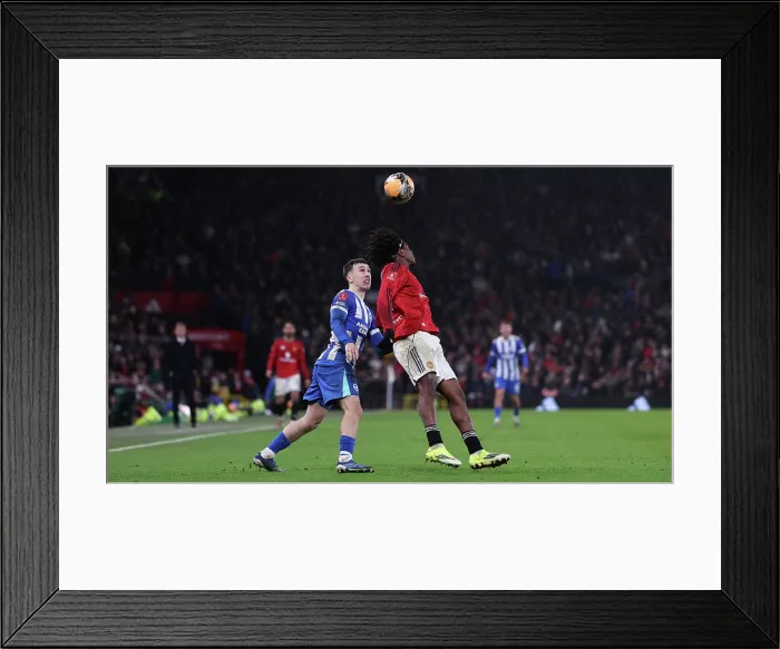 Framed Print : Manchester United v Brighton and Hove Albion FA Cup 3rd Round 11JAN26 Framed Print : Manchester United v Brighton and Hove Albion FA Cup 3rd Round 11JAN26