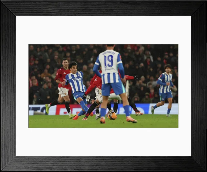 Framed Print : Manchester United v Brighton and Hove Albion FA Cup 3rd Round 11JAN26