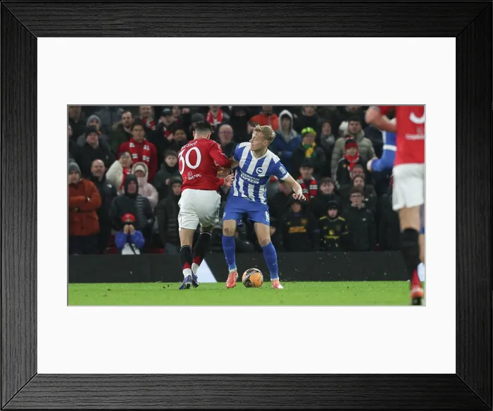 Framed Print : Manchester United v Brighton and Hove Albion FA Cup 3rd Round 11JAN26 Framed Print : Manchester United v Brighton and Hove Albion FA Cup 3rd Round 11JAN26