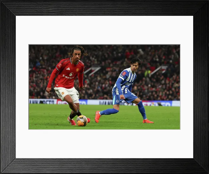 Framed Print : Manchester United v Brighton and Hove Albion FA Cup 3rd Round 11JAN26 Framed Print : Manchester United v Brighton and Hove Albion FA Cup 3rd Round 11JAN26