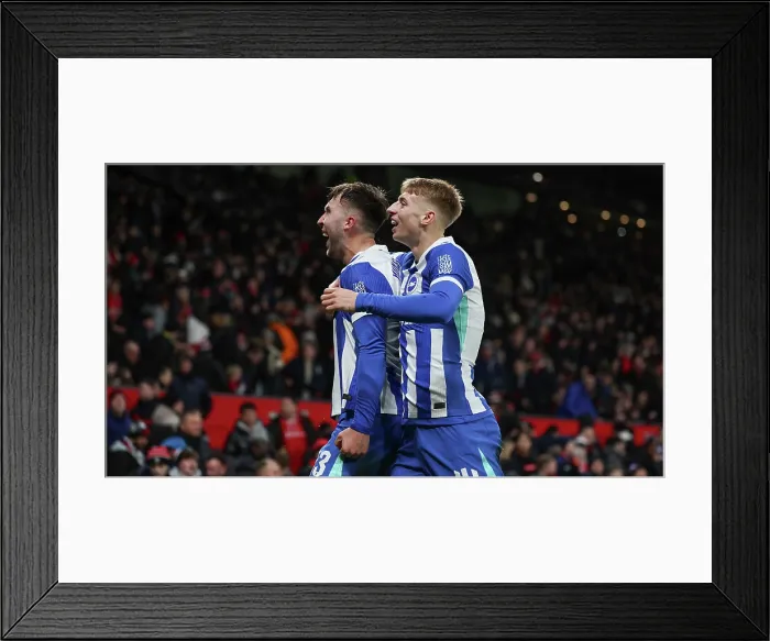 Framed Print : Manchester United v Brighton and Hove Albion FA Cup 3rd Round 11JAN26 Framed Print : Manchester United v Brighton and Hove Albion FA Cup 3rd Round 11JAN26