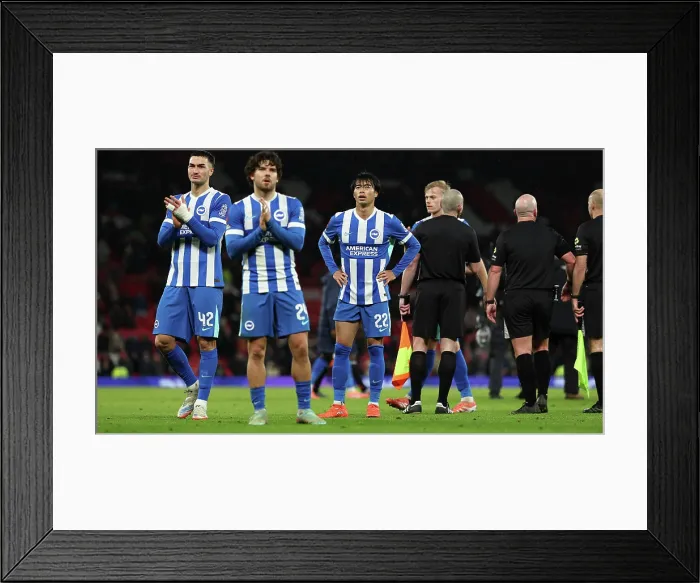 Framed Print : Manchester United v Brighton and Hove Albion FA Cup 3rd Round 11JAN26 Framed Print : Manchester United v Brighton and Hove Albion FA Cup 3rd Round 11JAN26
