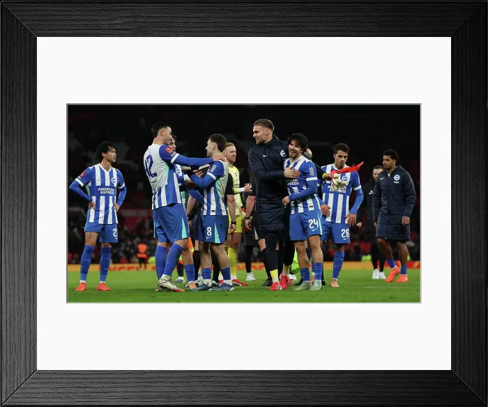 Framed Print : Manchester United v Brighton and Hove Albion FA Cup 3rd Round 11JAN26 Framed Print : Manchester United v Brighton and Hove Albion FA Cup 3rd Round 11JAN26