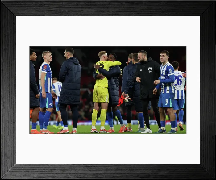 Framed Print : Manchester United v Brighton and Hove Albion FA Cup 3rd Round 11JAN26 Framed Print : Manchester United v Brighton and Hove Albion FA Cup 3rd Round 11JAN26