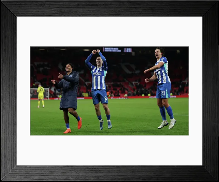 Framed Print : Manchester United v Brighton and Hove Albion FA Cup 3rd Round 11JAN26 Framed Print : Manchester United v Brighton and Hove Albion FA Cup 3rd Round 11JAN26