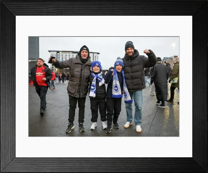 Framed Print : Manchester United v Brighton and Hove Albion FA Cup 3rd Round 11JAN26 Framed Print : Manchester United v Brighton and Hove Albion FA Cup 3rd Round 11JAN26