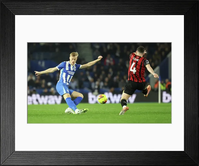 Framed Print : Brighton and Hove Albion v Bournemouth Premier League 19JAN26