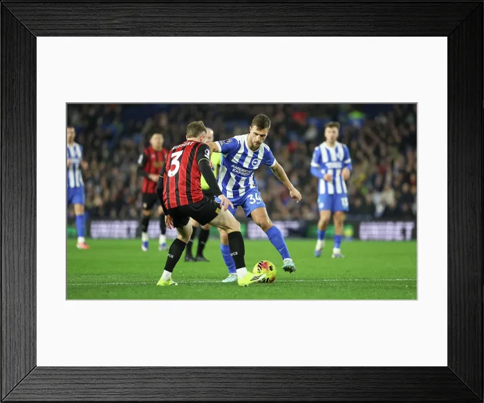 Framed Print : Brighton and Hove Albion v Bournemouth Premier League 19JAN26 Framed Print : Brighton and Hove Albion v Bournemouth Premier League 19JAN26