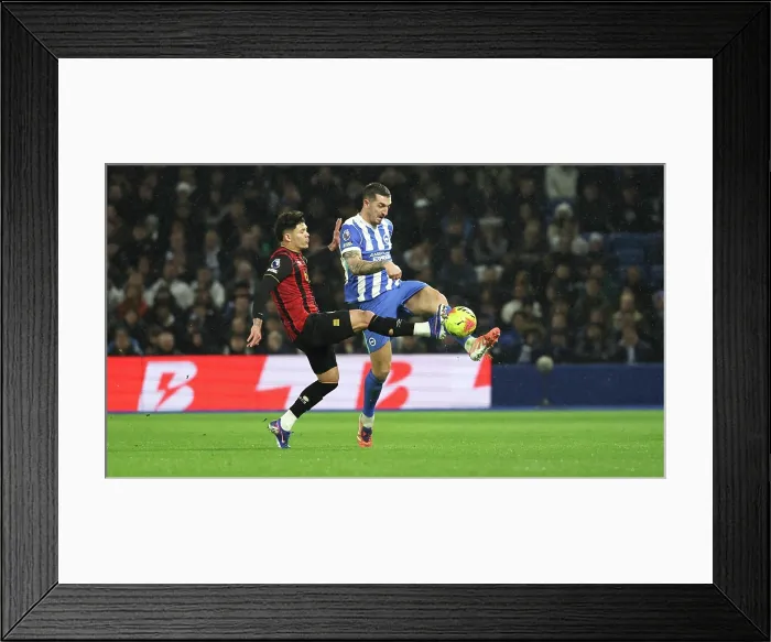 Framed Print : Brighton and Hove Albion v Bournemouth Premier League 19JAN26