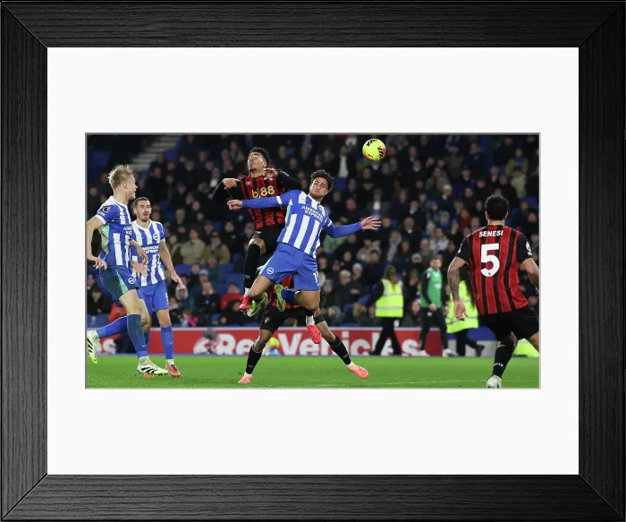 Framed Print : Brighton and Hove Albion v Bournemouth Premier League 19JAN26