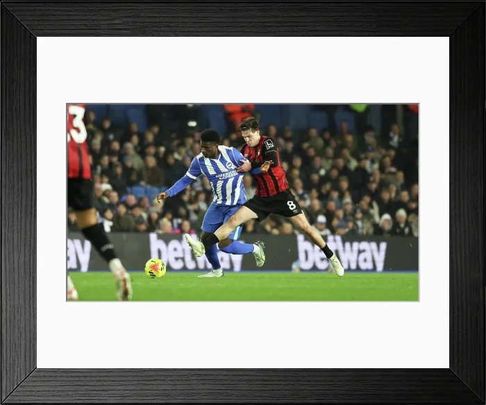 Framed Print : Brighton and Hove Albion v Bournemouth Premier League 19JAN26 Framed Print : Brighton and Hove Albion v Bournemouth Premier League 19JAN26
