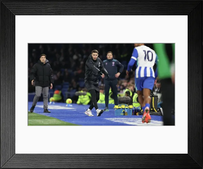 Framed Print : Brighton and Hove Albion v Bournemouth Premier League 19JAN26 Framed Print : Brighton and Hove Albion v Bournemouth Premier League 19JAN26