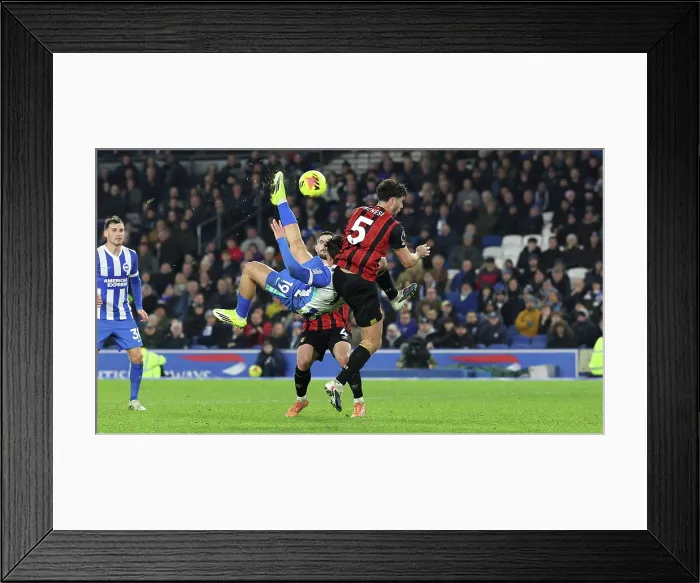 Framed Print : Brighton and Hove Albion v Bournemouth Premier League 19JAN26