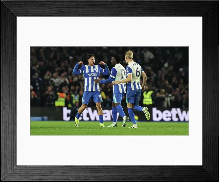 Framed Print : Brighton and Hove Albion v Bournemouth Premier League 19JAN26 Framed Print : Brighton and Hove Albion v Bournemouth Premier League 19JAN26