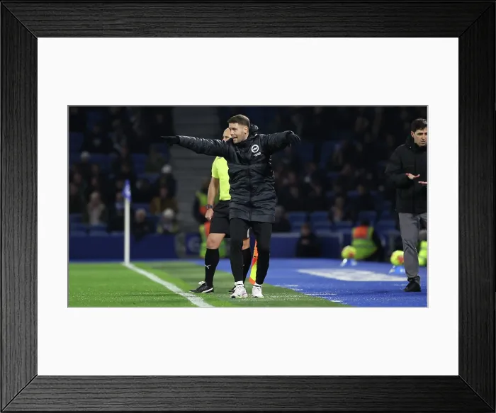 Framed Print : Brighton and Hove Albion v Bournemouth Premier League 19JAN26 Framed Print : Brighton and Hove Albion v Bournemouth Premier League 19JAN26