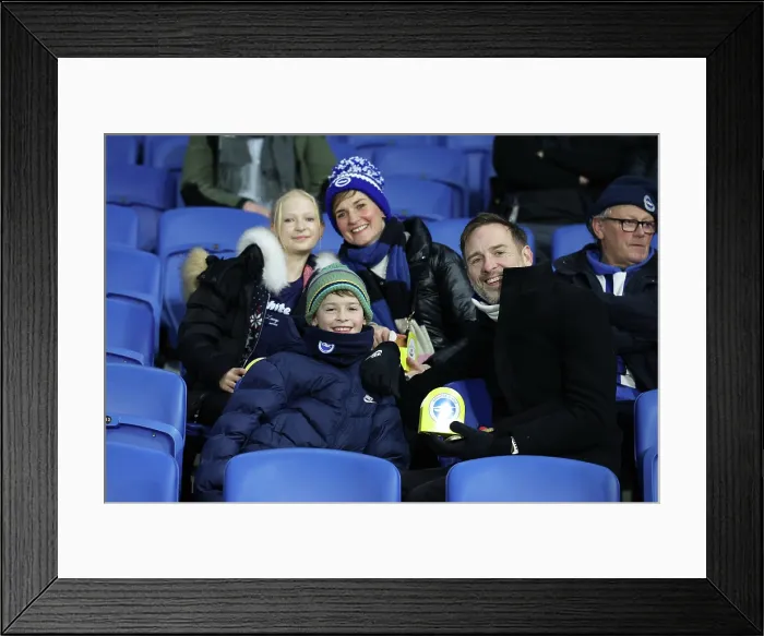 Framed Print : Brighton and Hove Albion v Bournemouth Premier League 19JAN26 Framed Print : Brighton and Hove Albion v Bournemouth Premier League 19JAN26