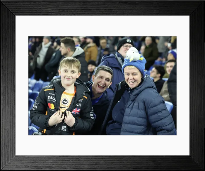 Framed Print : Brighton and Hove Albion v Bournemouth Premier League 19JAN26 Framed Print : Brighton and Hove Albion v Bournemouth Premier League 19JAN26