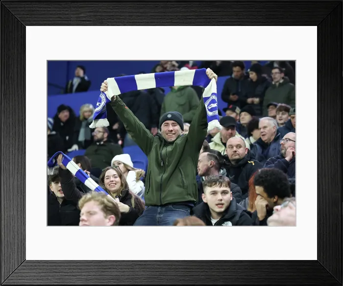 Framed Print : Brighton and Hove Albion v Bournemouth Premier League 19JAN26 Framed Print : Brighton and Hove Albion v Bournemouth Premier League 19JAN26