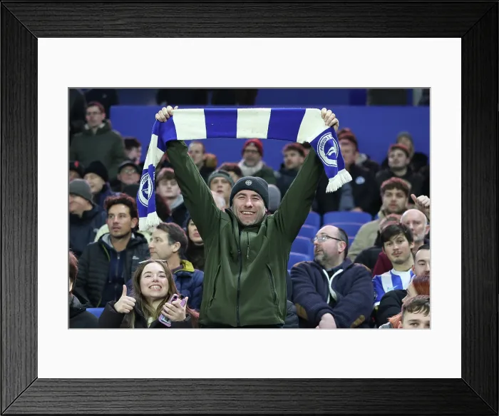Framed Print : Brighton and Hove Albion v Bournemouth Premier League 19JAN26 Framed Print : Brighton and Hove Albion v Bournemouth Premier League 19JAN26
