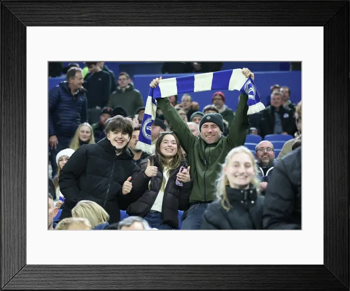 Framed Print : Brighton and Hove Albion v Bournemouth Premier League 19JAN26 Framed Print : Brighton and Hove Albion v Bournemouth Premier League 19JAN26
