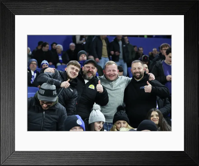 Framed Print : Brighton and Hove Albion v Bournemouth Premier League 19JAN26 Framed Print : Brighton and Hove Albion v Bournemouth Premier League 19JAN26