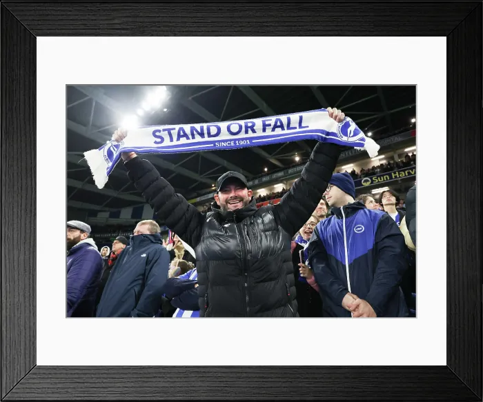 Framed Print : Brighton and Hove Albion v Bournemouth Premier League 19JAN26 Framed Print : Brighton and Hove Albion v Bournemouth Premier League 19JAN26