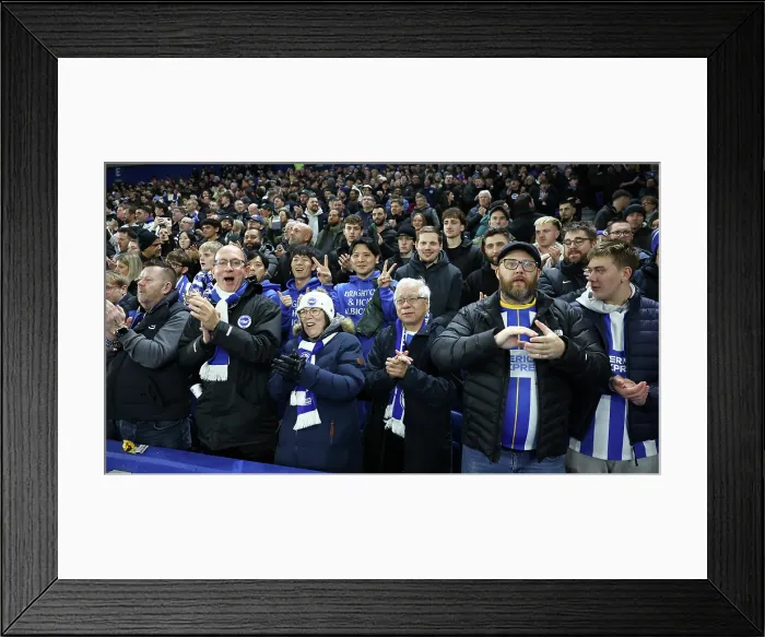 Framed Print : Brighton and Hove Albion v Bournemouth Premier League 19JAN26 Framed Print : Brighton and Hove Albion v Bournemouth Premier League 19JAN26
