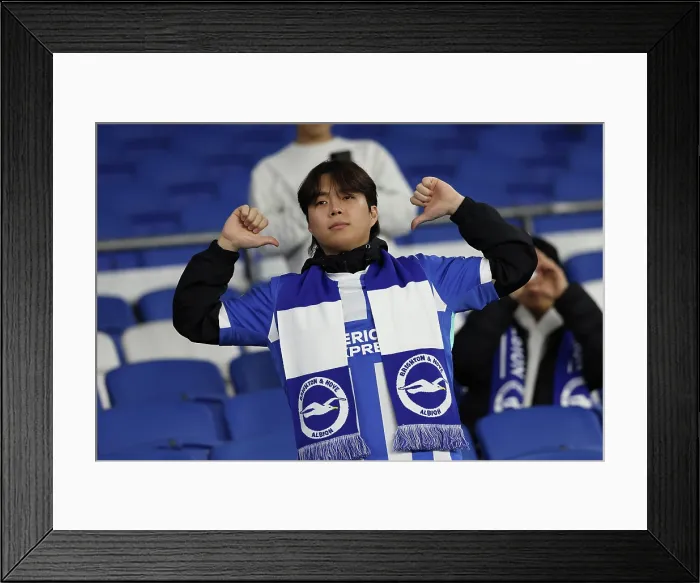 Framed Print : Brighton and Hove Albion v Bournemouth Premier League 19JAN26