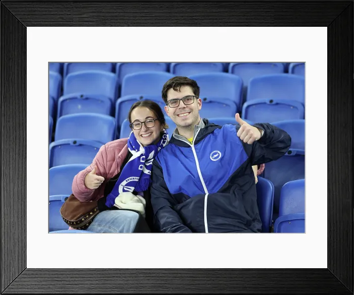 Framed Print : Brighton and Hove Albion v Bournemouth Premier League 19JAN26