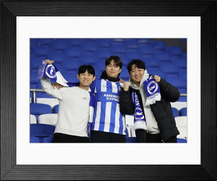 Framed Print : Brighton and Hove Albion v Bournemouth Premier League 19JAN26 Framed Print : Brighton and Hove Albion v Bournemouth Premier League 19JAN26