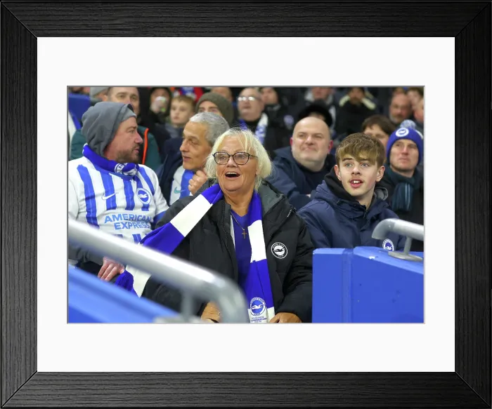 Framed Print : Brighton and Hove Albion v Bournemouth Premier League 19JAN26