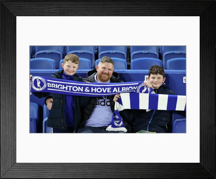 Framed Print : Brighton and Hove Albion v Bournemouth Premier League 19JAN26