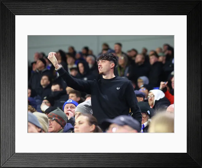 Framed Print : Brighton and Hove Albion v Bournemouth Premier League 19JAN26