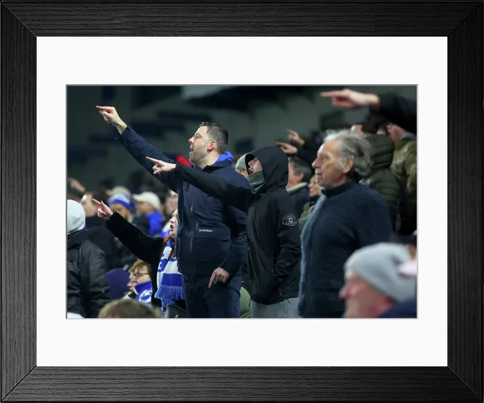 Framed Print : Brighton and Hove Albion v Bournemouth Premier League 19JAN26