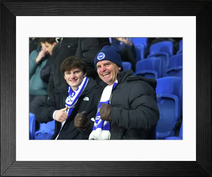 Framed Print : Brighton and Hove Albion v Bournemouth Premier League 19JAN26