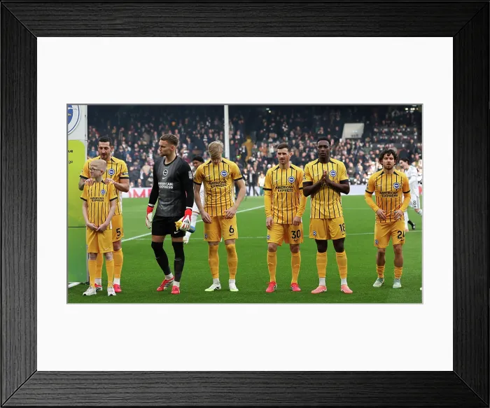 Framed Print : Fulham v Brighton and Hove Albion Premier League 24JAN26 Framed Print : Fulham v Brighton and Hove Albion Premier League 24JAN26