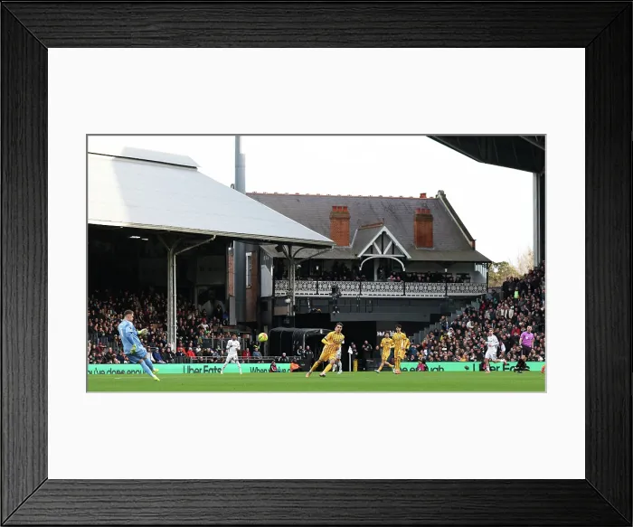 Framed Print : Fulham v Brighton and Hove Albion Premier League 24JAN26