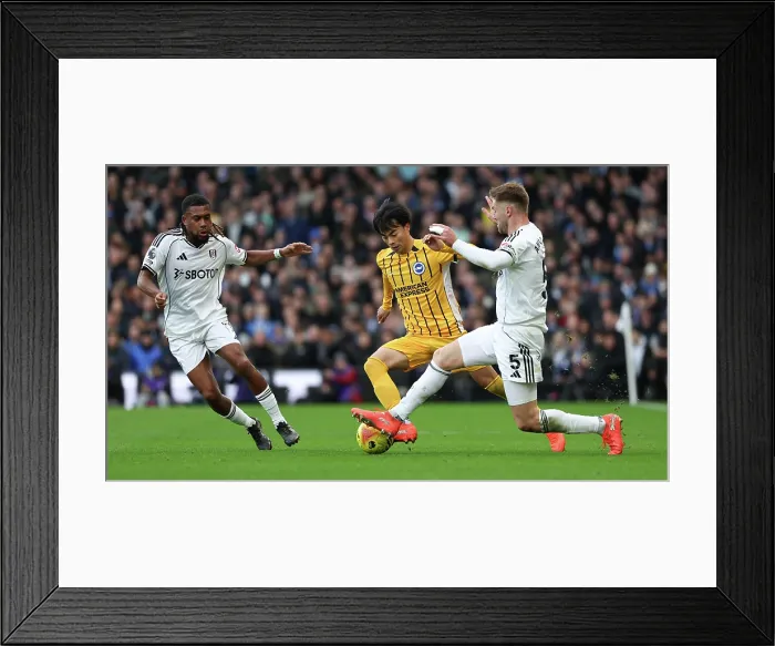 Framed Print : Fulham v Brighton and Hove Albion Premier League 24JAN26 Framed Print : Fulham v Brighton and Hove Albion Premier League 24JAN26