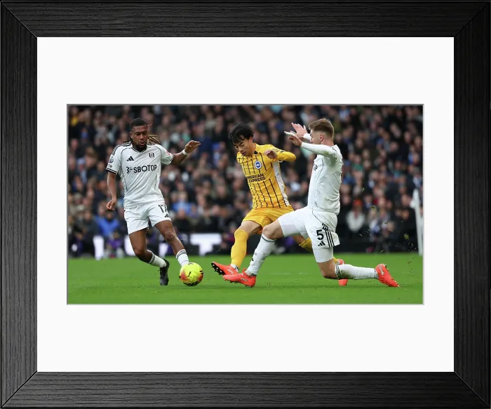 Framed Print : Fulham v Brighton and Hove Albion Premier League 24JAN26 Framed Print : Fulham v Brighton and Hove Albion Premier League 24JAN26