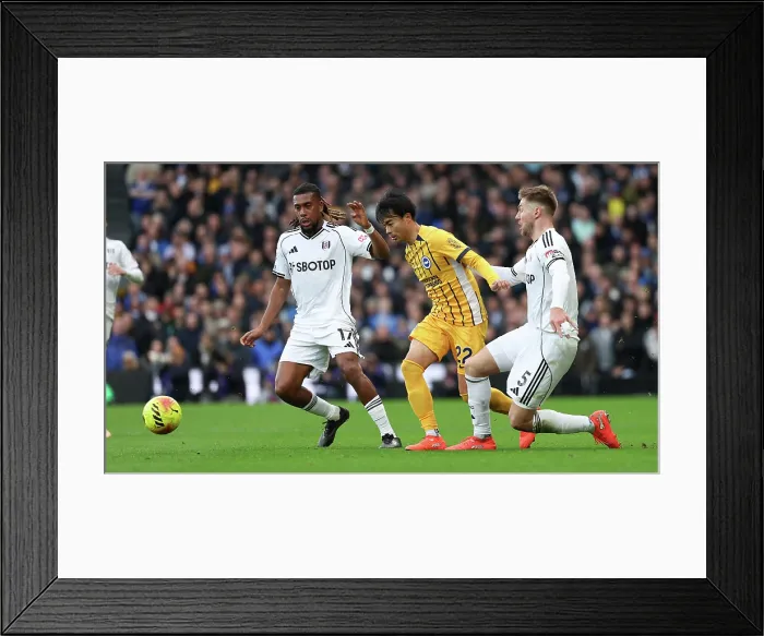 Framed Print : Fulham v Brighton and Hove Albion Premier League 24JAN26 Framed Print : Fulham v Brighton and Hove Albion Premier League 24JAN26