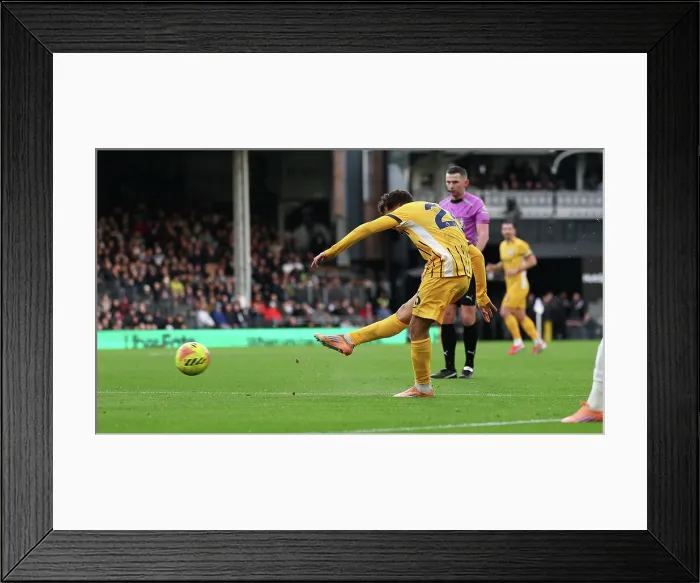 Framed Print : Fulham v Brighton and Hove Albion Premier League 24JAN26 Framed Print : Fulham v Brighton and Hove Albion Premier League 24JAN26