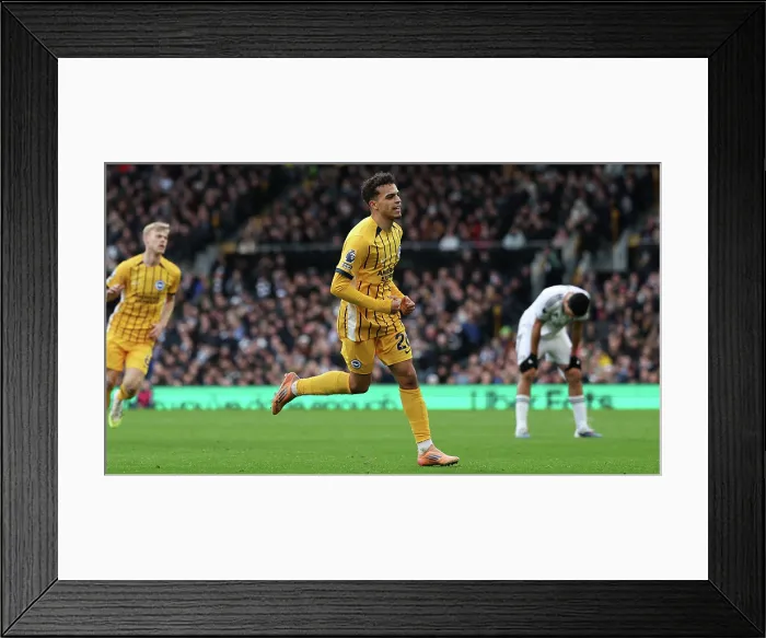 Framed Print : Fulham v Brighton and Hove Albion Premier League 24JAN26 Framed Print : Fulham v Brighton and Hove Albion Premier League 24JAN26