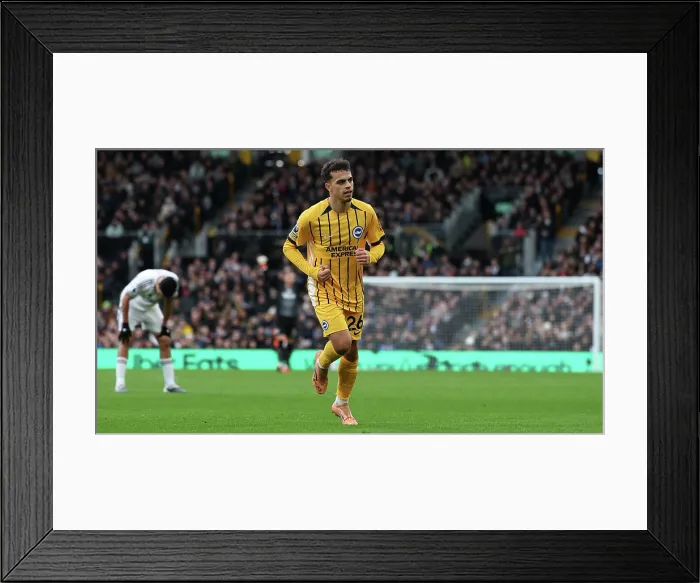 Framed Print : Fulham v Brighton and Hove Albion Premier League 24JAN26 Framed Print : Fulham v Brighton and Hove Albion Premier League 24JAN26