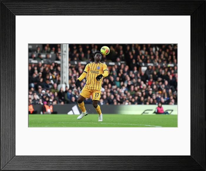 Framed Print : Fulham v Brighton and Hove Albion Premier League 24JAN26 Framed Print : Fulham v Brighton and Hove Albion Premier League 24JAN26