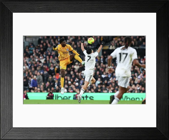 Framed Print : Fulham v Brighton and Hove Albion Premier League 24JAN26 Framed Print : Fulham v Brighton and Hove Albion Premier League 24JAN26